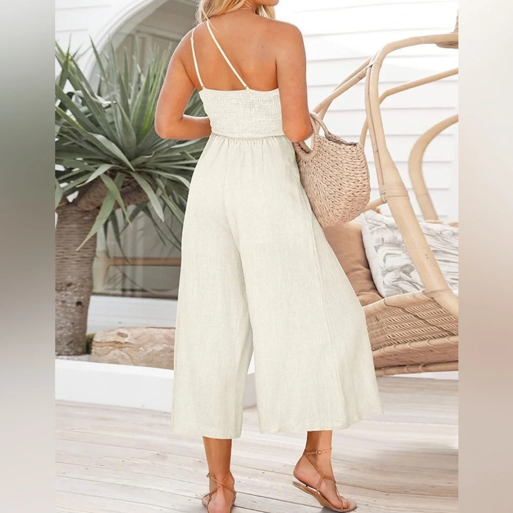 NWT One Shoulder white lined jumper size small New With Tags - Picture 8 of 11